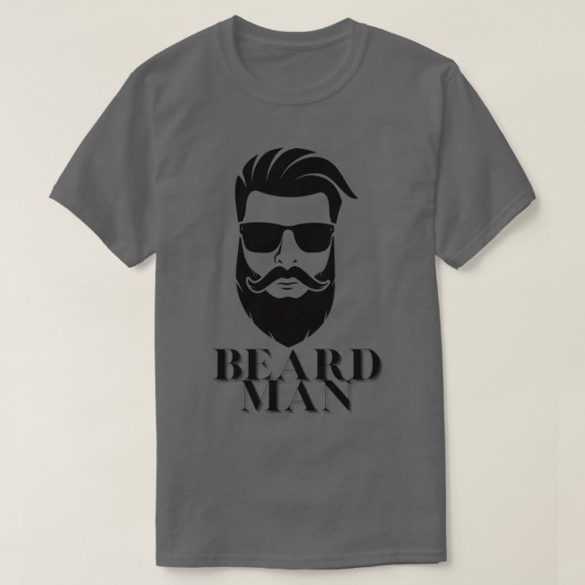 Camiseta Homem-barba (Frente do Design)