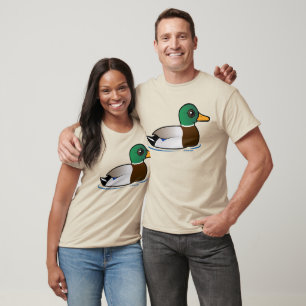 Camiseta Homem bonito do pato selvagem
