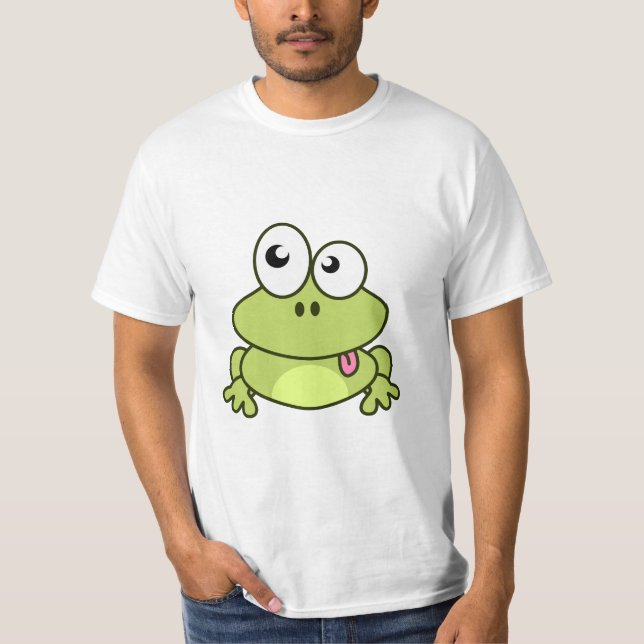 Camiseta Homem bonito engraçado dos desenhos animados do (Frente)