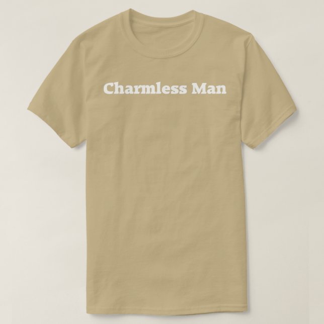Camiseta Homem branco sem graça (Frente do Design)