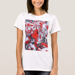 Camiseta Homem cardinal do norte, inverno, IL