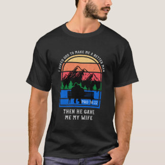 Camiseta Homem Casado Bendê-Cristão Retro