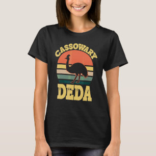 Camiseta Homem Cassowary Deda Cute Cassowary Festa Sérvio G