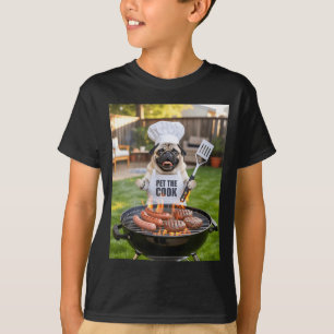Camiseta Homem Churrasco Barbecue Acaricie O Cozinheiro Cac