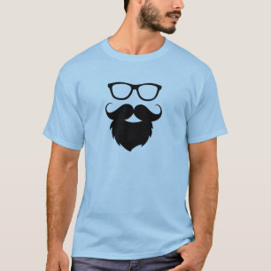 Camiseta Homem com Barba Engraçada Totalmente Crescida