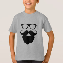 Camiseta Homem com Barba Engraçada Totalmente Crescida