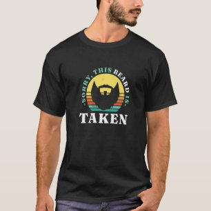 Camiseta Homem com barba Retro Sunset Men Masculina
