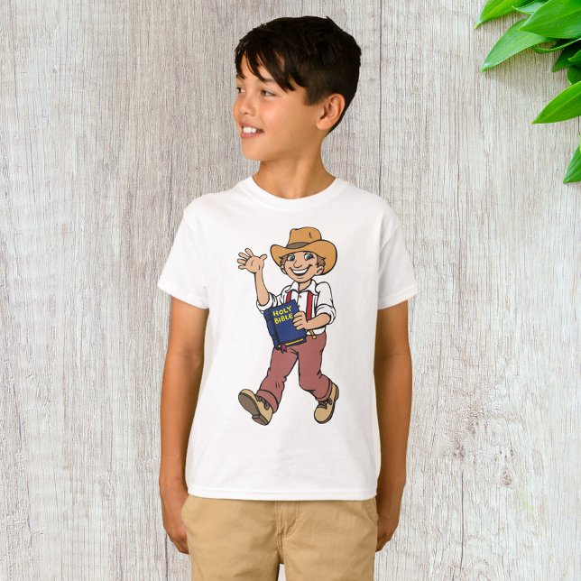 Camiseta Homem Com Bíblia (Criador carregado)