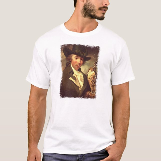 Camiseta Homem com Falcão (Frente)