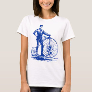Camiseta Homem com Farthing da moeda de um centavo -