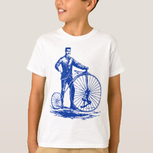 Camiseta Homem com Farthing da moeda de um centavo -