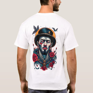 Camiseta Homem com Flores: Um Símbolo de Força e Elegância