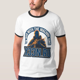 Camiseta Homem com Machine Guns T-Shirt