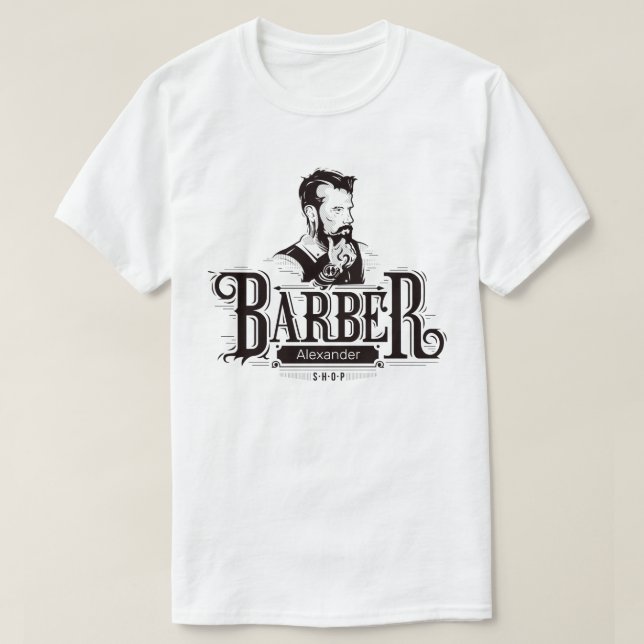 Camiseta Homem com Tatuagem Personaliza T-Shirt (Frente do Design)