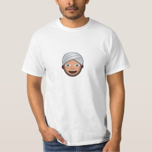 Camiseta Homem com turbante Emoji