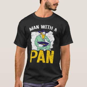 Camiseta Homem com uma Batedeira de Ouro Garimpeiro Mineraç