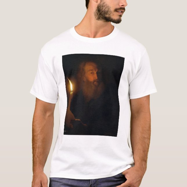 Camiseta Homem com uma vela (Frente)