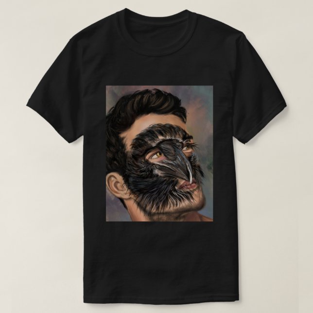 Camiseta Homem Corvo (Frente do Design)