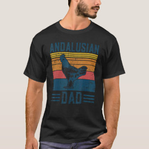 Camiseta Homem Criador de Raças Galinha Andaluz Vintage P
