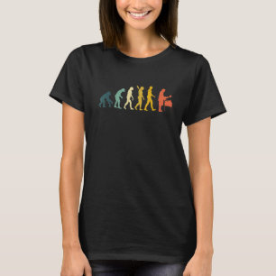 Camiseta Homem da Evolução do Açougueiro Vintage