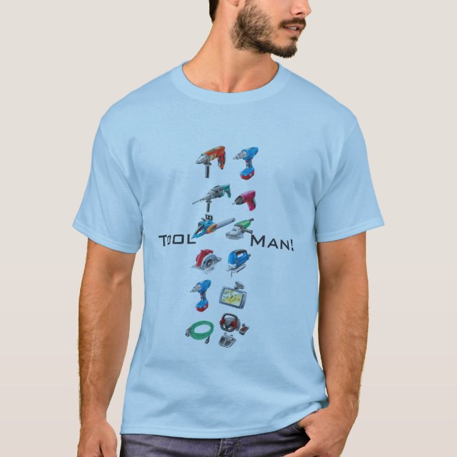 Camiseta Homem da ferramenta! (Frente)