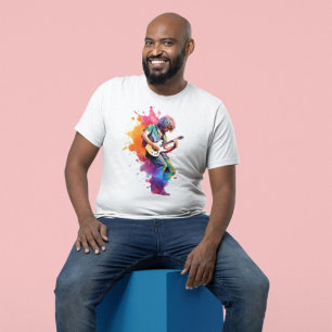 Camiseta Homem da Guitarra 