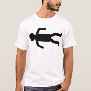 Camiseta homem da morte no ícone do assoalho