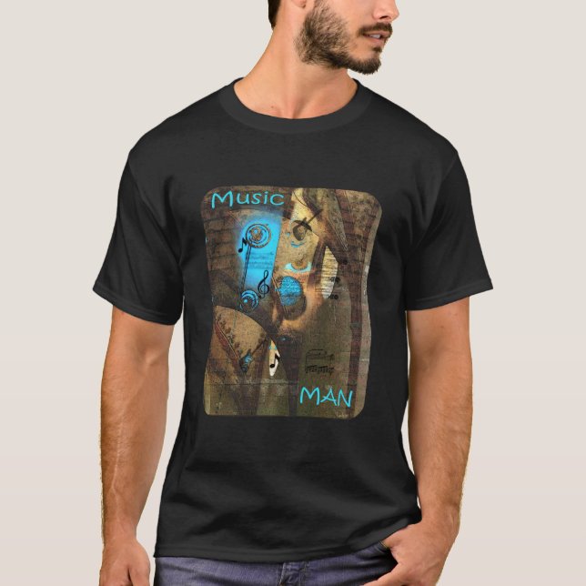Camiseta Homem da música (Frente)