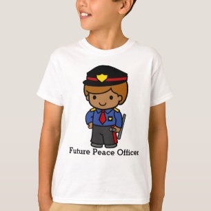 Camiseta Homem da Polícia Bonita com bastão