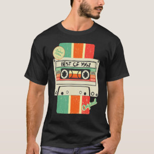 Camiseta Homem De Aniversário De 60 Anos, Melhor De 1962 Vi