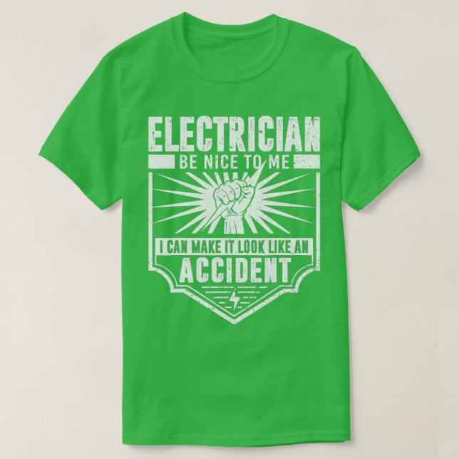 Camiseta Homem de Arte Eletrônica Engraçado Engenheiro elét (Frente do Design)