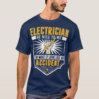 Camiseta Homem de Arte Eletrônica Engraçado Engenheiro elét