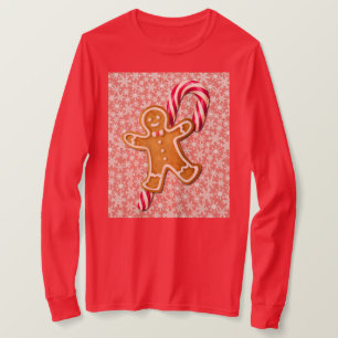 Camiseta Homem de Biscoito e Arte de Cana de Açúcar na Cami