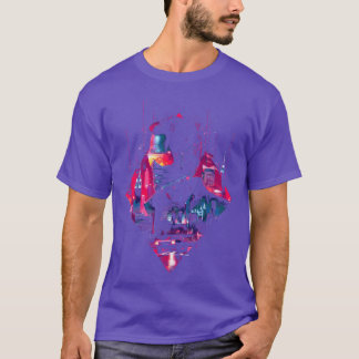 Camiseta Homem de Carro Retro Vaporwave Cidade Synthwave An