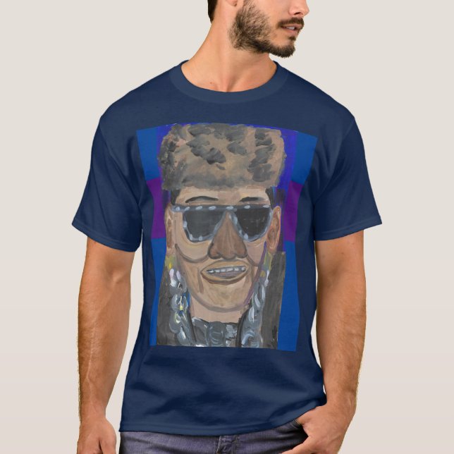 Camiseta Homem De Choque Com Óculos (Frente)