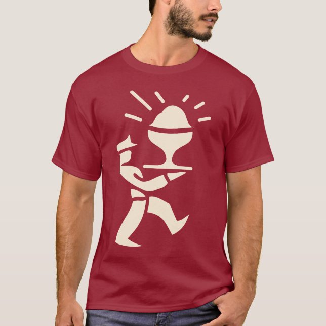 Camiseta Homem de creme do PC (batata frita) (Frente)