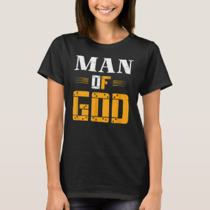 Camiseta Homem de Deus Dia de os pais