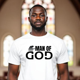 Camiseta Homem de Deus - Homem de Oração