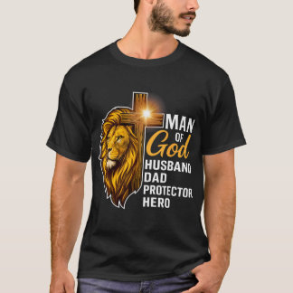 Camiseta Homem de Deus Leão de Judá Cristão