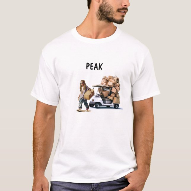 Camiseta Homem de Entrega Sazonal (Frente)