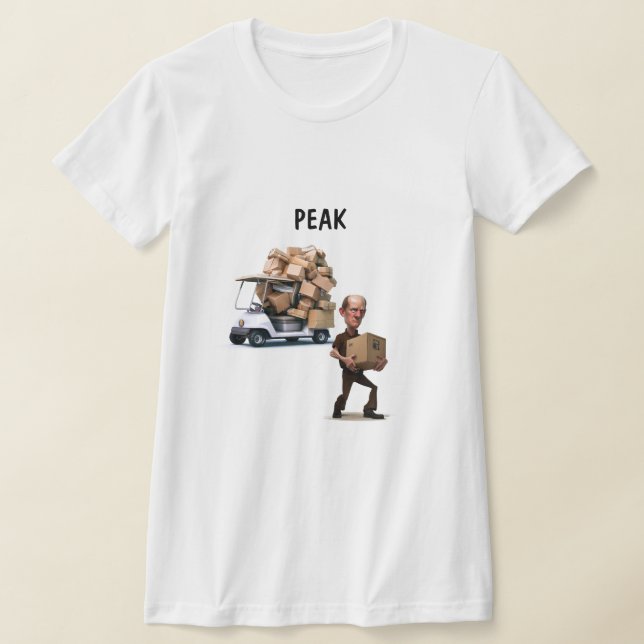 Camiseta Homem de Entrega Velho e Grumpy (Postura )