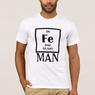 Camiseta Homem de Ferro Fe - Camisa de Humor da Ta