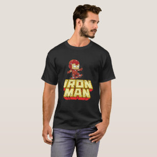 Camiseta Homem de Ferro Patinador Bobo - Skate Super-Herói