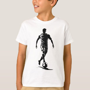 Camiseta Homem de futebol com bola