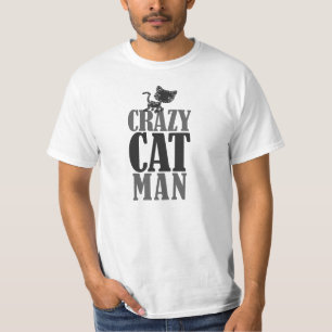 Camiseta Homem de Gato Louco