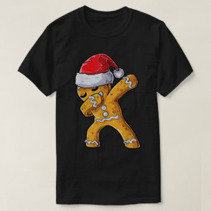 Camiseta Homem de Gengibre Fazendo Dab Funny Design de Nata