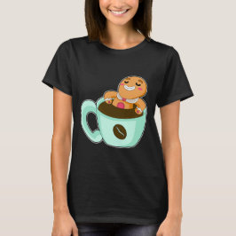 Camiseta Homem de gengibre Natal Café