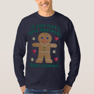 Camiseta Homem de Gingerpão de Natal divertido e Rico