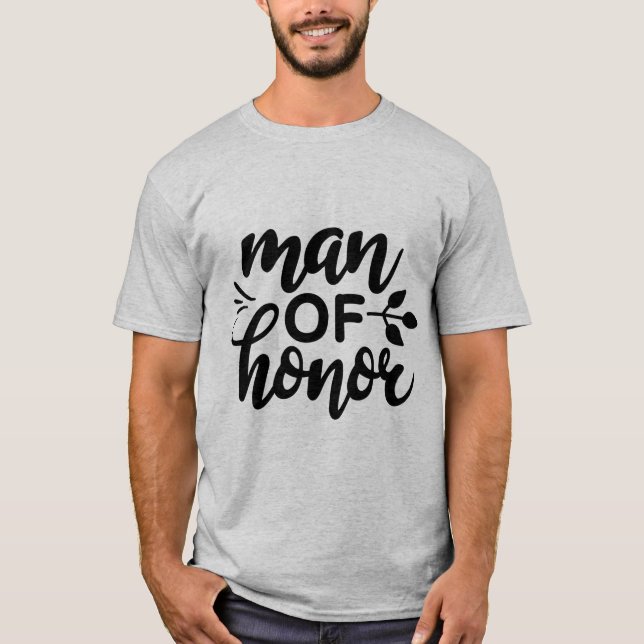 Camiseta Homem de honra (Frente)