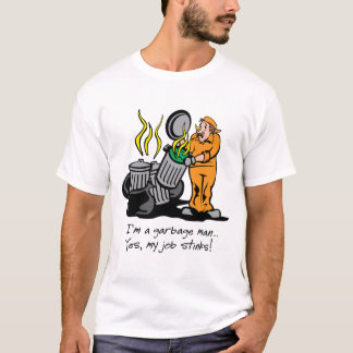 Camiseta Homem de lixo